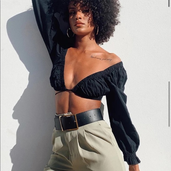 Princess Polly Take It To The Heart Top Black - Picture 9 of 16